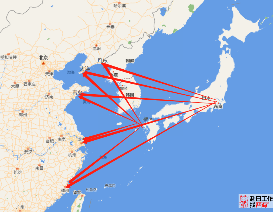 嚴海赴日工作