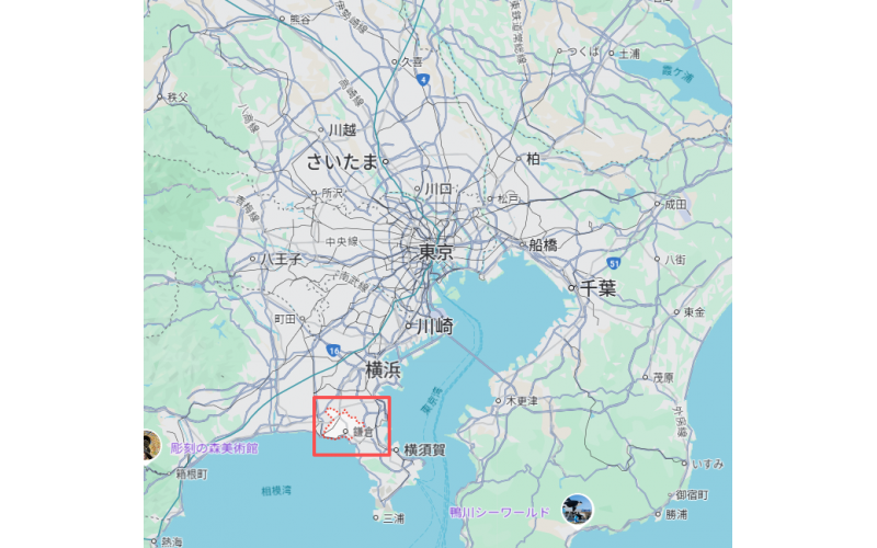 鐮倉(cāng)在日本哪里，什么位置？